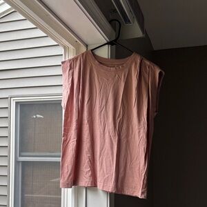 LOFT Pink Sleeveless Top